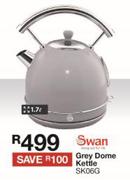 Swan 1.7L Grey Dome Kettle SK06G