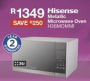 Hisense 36Ltr Metallic Microwave Oven H36MOMMI