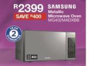 Samsung 40Ltr Metallic Microwave Oven MG402MADXBB