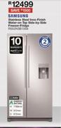 Samsung 520Ltr Stainless Steel Inox Finish Water On Tap Side By Side Freezer Fridge RS52N3B13S8