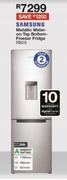 Samsung 288Ltr Metallic Water On Tap Bottom Freezer Fridge RB29