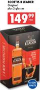 Scottish Leader Original Plus 2 Glasses-750ml