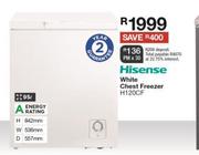 Hisense 95Ltr White Chest Freezer H120CF