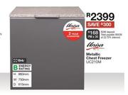 Univa 194Ltr Metallic Chest Freezer UC210M