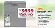 Defy 195L Metallic Chest Freezer CF210 DMF451
