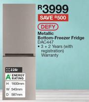 defy 228l fridge