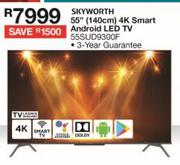 Skyworth 55" (140cm) 4K Smart Android LED TV 55SUD9300F