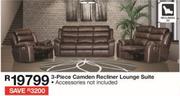 Camden 3-Piece Recliner Lounge Suite