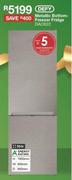 Defy 350Ltr Metallic Bottom Freezer Fridge DAC622