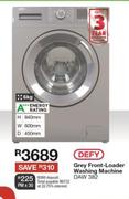 Defy 6Kg Grey Front Loader Washing Machine DAW 382