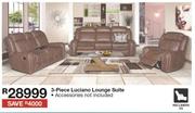 3 Piece Luciano Lounge Suite