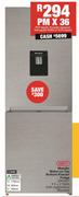 Defy 323Ltr Metallic Water-On-Top Bottom-Freezer Fridge DAC627