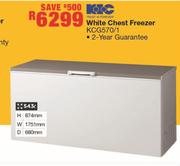 KIC 543Ltr White Chest Freezer KCG570/1