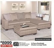 3 Piece Eastleigh Chaise Lounge Suite