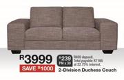 2 Division Duchess Couch