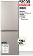 KIC 239Ltr Metallic Bottom-Freezer Fridge KBF525/1 