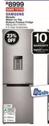 Samsung 288Ltr Metallic Water-On-Tap Bottom-Freezer Fridge RB30J3011SA/FA