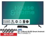 JVC 55" (139cm) QLED Smart Android TV LT-55NQ6115