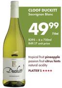 Cloof Duckitt Sauvignon Blanc-6x750ml