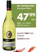 DU Toitskloof Sauvignon Blanc-6x750ml