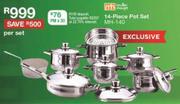 Muller & Haupt 14 Piece Pot Set MH-140