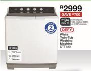 Samsung 18Kg White Twin Tub Washing Machine DTT180