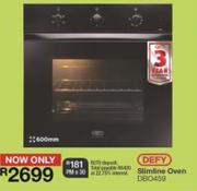 Defy 600mm Slimline Oven DBO459
