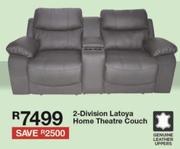 2-Division Latoya Home Theatre Couch