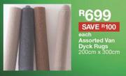 Assorted Van Dyck Rugs 200cm x 300cm-Each