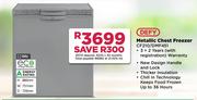 Defy 195L Metallic Chest Freezer CF210/DMF451