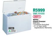 Defy 386L White Chest Freezer DMF454