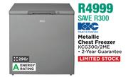 KIC 290L Metallic Chest Freezer KCG300/2ME
