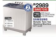 Samsung 14kg Twin Tub Washing Machine WT14J42