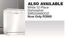Bosch White 12 Plate Dishwasher SMS24AWOOZ