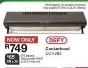 Defy Cookerhood DCH290