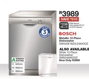 Bosch White 12 Plate Dishwasher SMS24AWOOZ