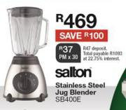 Salton Stainless Steel Jug Blender SB400E