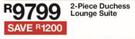 2 Piece Duchess Lounge Suite