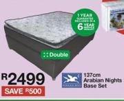 137cm Arabian Nights Double Base Set