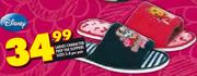 Ladies Character Peep Toe Slippers Size 3-8-Per Pair