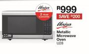 Univa 28Ltr Metallic Microwave Oven U28-28Ltr
