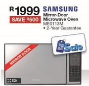 Samsung 32L Mirror Door Microwave Oven ME0113M