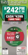 Defy 6Kg Manhattan Grey Front Loader Washing Machine DAW 382