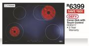 Defy 770mm  Ceran Hob With Touch Control DHD417