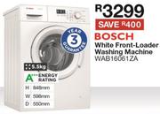 BOSCH White Front Loader Washing Machine - WAB16061ZA