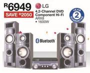 LG 4.2 Channel 1600W DVD Component Hi-Fi ARX8 