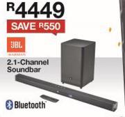 JBL 2.1 Channel Soundbar With Bluetooth