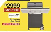 Megamaster Sizzler 300 Gas Braai