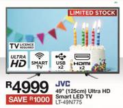 JVC 49" (125cm) Ultra HD Smart LED TV LT-49N775