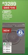 DEFY Manhattan Grey Dryer - DTD230